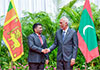 Maldivian President Mohamed Muizzu arrives in Sri Lanka
