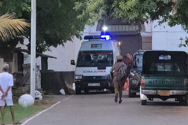 Shooting reported at Galle Prison
