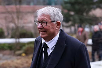 Former Man United manager Ferguson taken to hospital after health scare at Old Trafford
