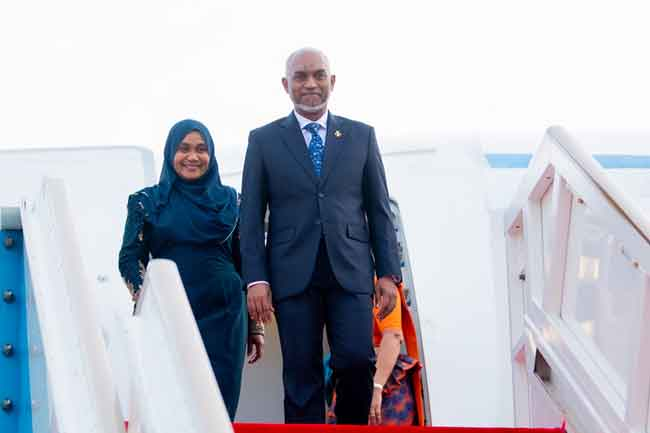 Maldivian President to receive state welcome in Sri Lanka today