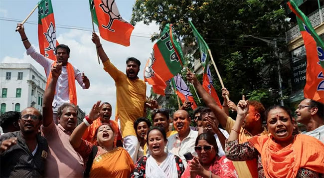 Modi�s party set to gain big in Indian state elections