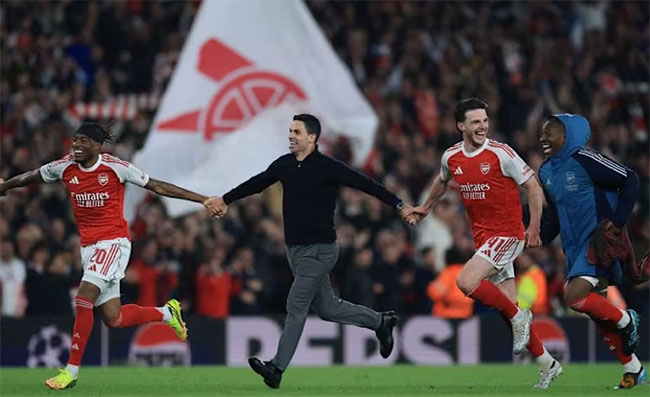 Arteta hails �incredible night� as Arsenal reach Champions League final