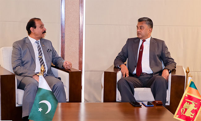 Sri Lanka, Pakistan hold talks to strengthen defence cooperation, training and regional security 