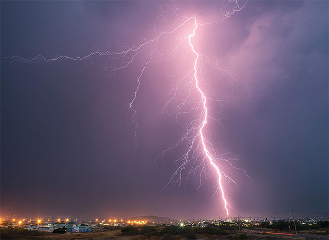 Advisory issued for severe lightning