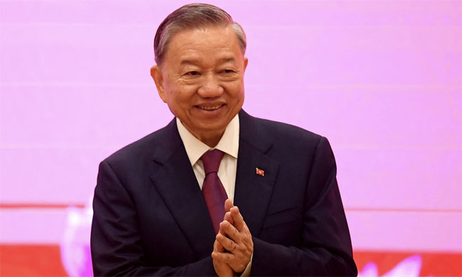 Vietnam President To Lam arrives in Sri Lanka