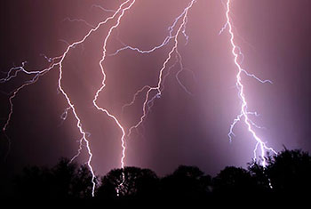Advisory issued for severe lightning