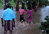 Several homes inundated in Wellawaya as Kirindi Oya water levels rise rapidly 