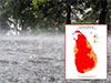 Weather advisory issued for heavy rainfall in several areas