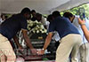 Final rites of former SriLankan Airlines CEO Kapila Chandrasena held at Borella Cemetery