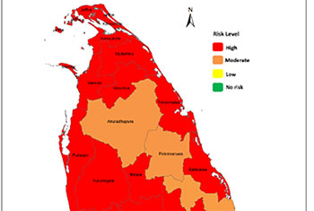 Heavy rains over 100 mm forecast across Sri Lanka as low-pressure system intensifies