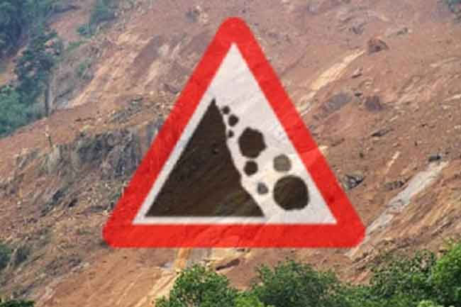 Landslide warnings issued to several areas extended  