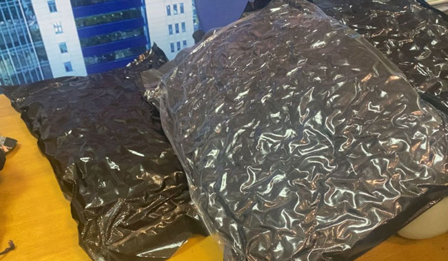 Indian passenger arrested at BIA with over 4kg of Kush and Hashish 