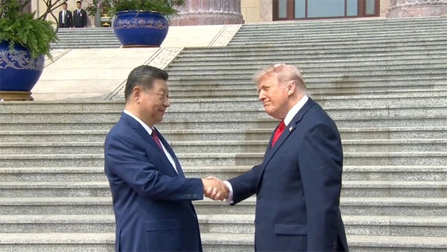 Trump, Xi meet in Beijing for talks