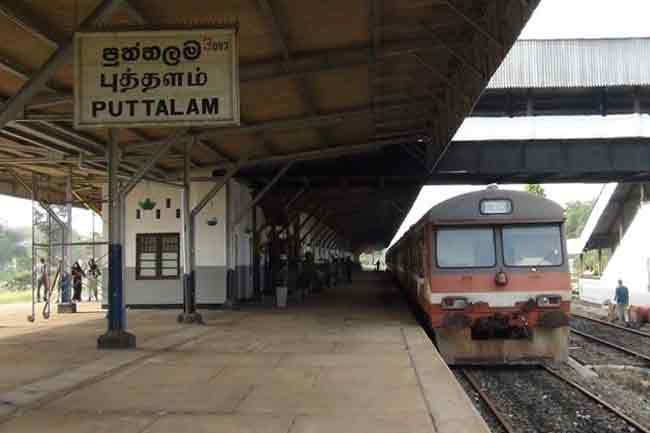 Puttalam railway line services restored after flood disruptions