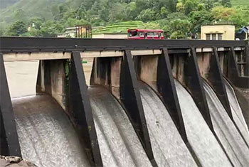 Spill gates of several reservoirs opened amid heavy rainfall