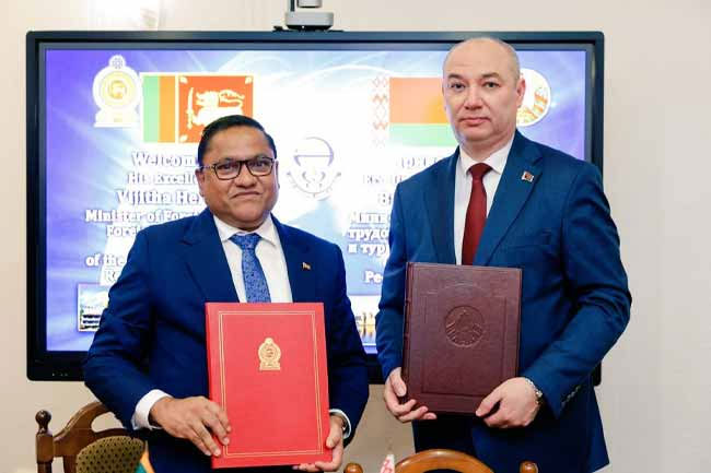Sri Lanka and Belarus sign MoU to strengthen health sector cooperation 