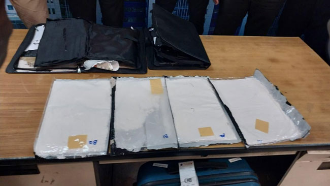 Indian passenger arrested at BIA with over 2kg of cocaine 
