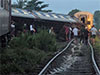 12 injured after train derails between Wanawasala and Hunupitiya