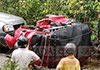 Two injured in collision involving NPP MP�s vehicle; Driver arrested