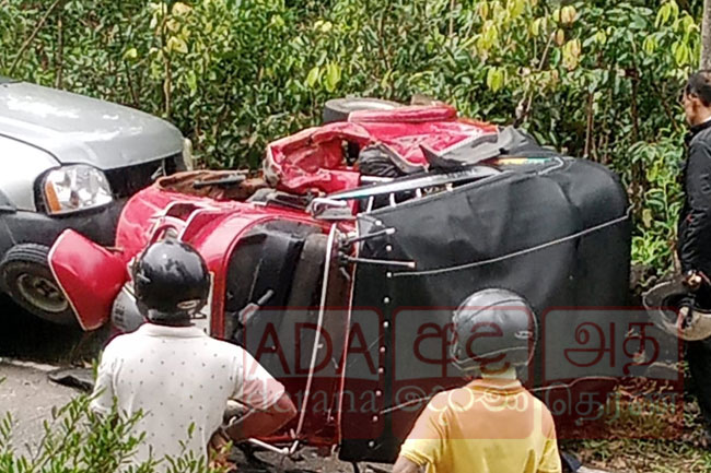 Two injured in collision involving NPP MP�s vehicle; Driver arrested