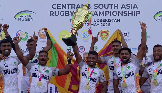 Sri Lanka Men�s team crowned Champions at inaugural CASA 7s Rugby Tournament