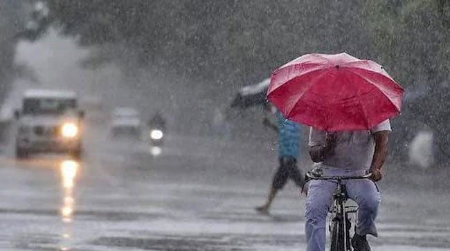 Fairly heavy rainfall expected in parts of the island today 