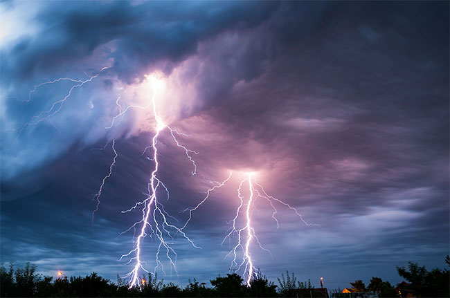 Advisory issued for severe lightning