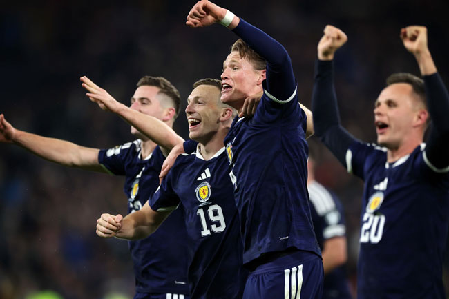 Scotland announce 26-man squad for first World Cup in 28 years