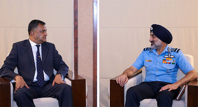 Indian Chief of Air Staff calls on Defence Secretary