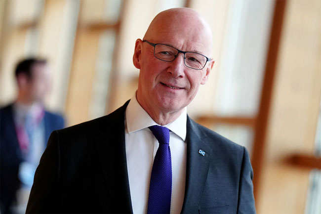 John Swinney re-elected as Scotlands first minister