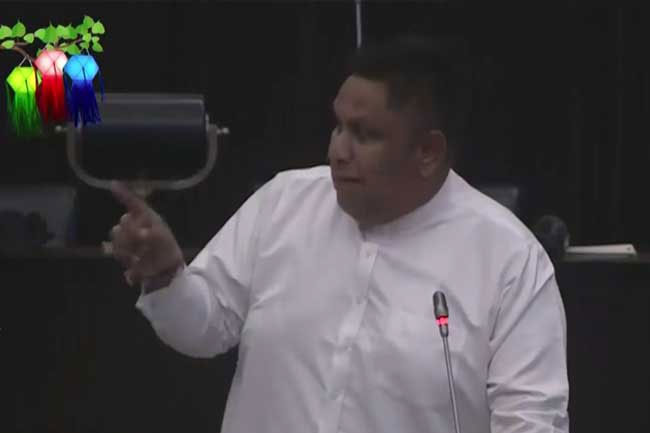 Speaker orders removal of MP Chamara Sampath from Parliament Chamber 