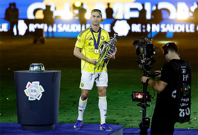 Cristiano Ronaldo wins first Saudi Pro League title for Al-Nassr