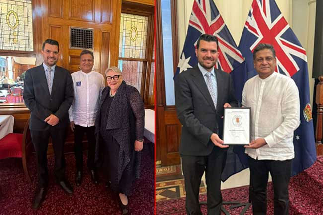 MP Dilith Jayaweera engages in discussions with Australian politicians 