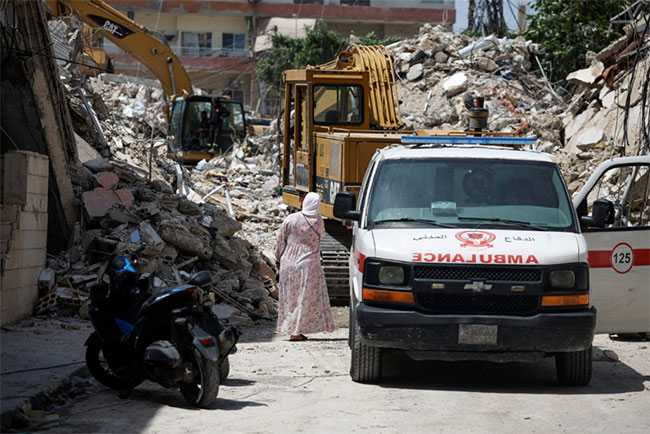 Israeli strikes kill six Lebanese medics in 24 hours, health ministry says