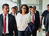 PM Harini returns after concluding official visit to UK