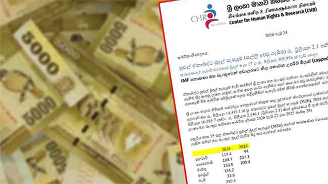 Sri Lanka broad money supply expands by over Rs. 2.1 trillion in 15 months - CHR