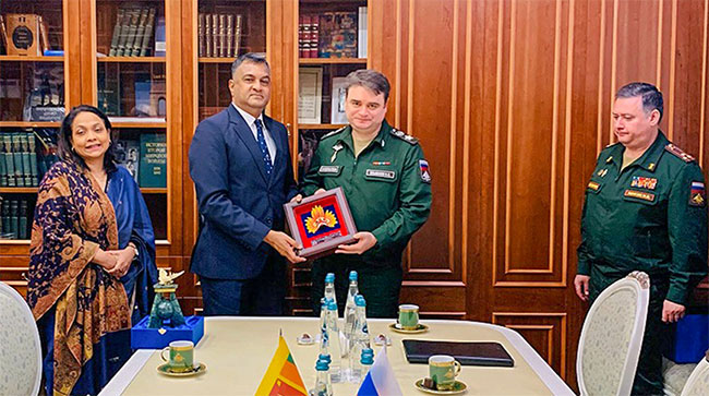 Sri Lanka-Russia defence talks focus on security challenges and training exchanges