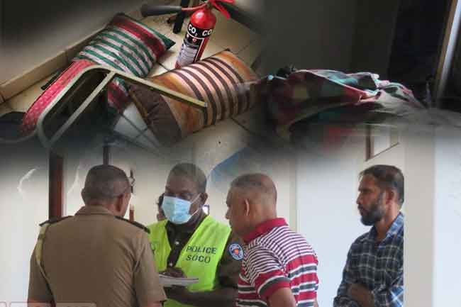 Father arrested over deaths of two children in Batticaloa hotel room fire