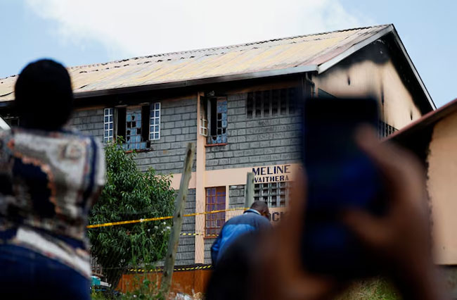 Eight students arrested in Kenya after suspected deadly school arson attack