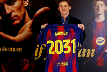 Barcelona completes signing of Anthony Gordon from Newcastle United