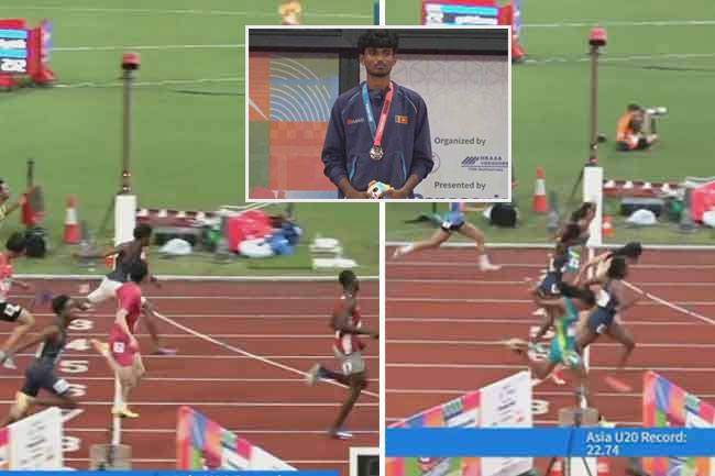 Sri Lankan athletes shine at the 22nd Asian U20 Athletics Championships
