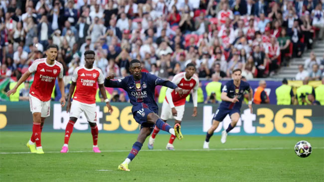 PSG beat Arsenal on penalties to win back-to-back Champions League titles