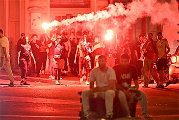 Hundreds arrested in France after wild Champions League celebrations