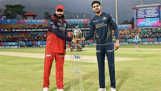 IPL 2026 Final: RCB wins toss and elects to bowl first against GT