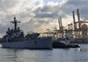 Indian Naval Ship Airavat arrives in Colombo 