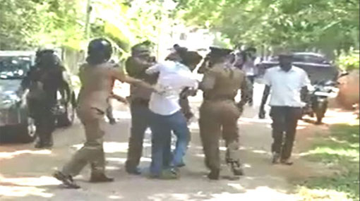 SLHRC to investigate Police brutality against Hambantota protesters 