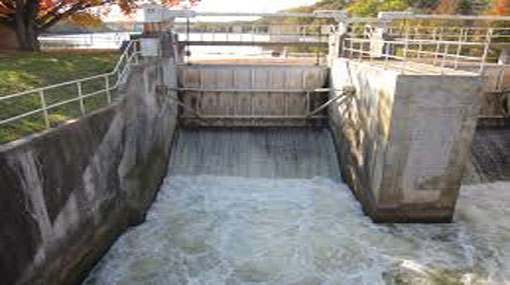 Two spill gates of Kukuleganga opened
